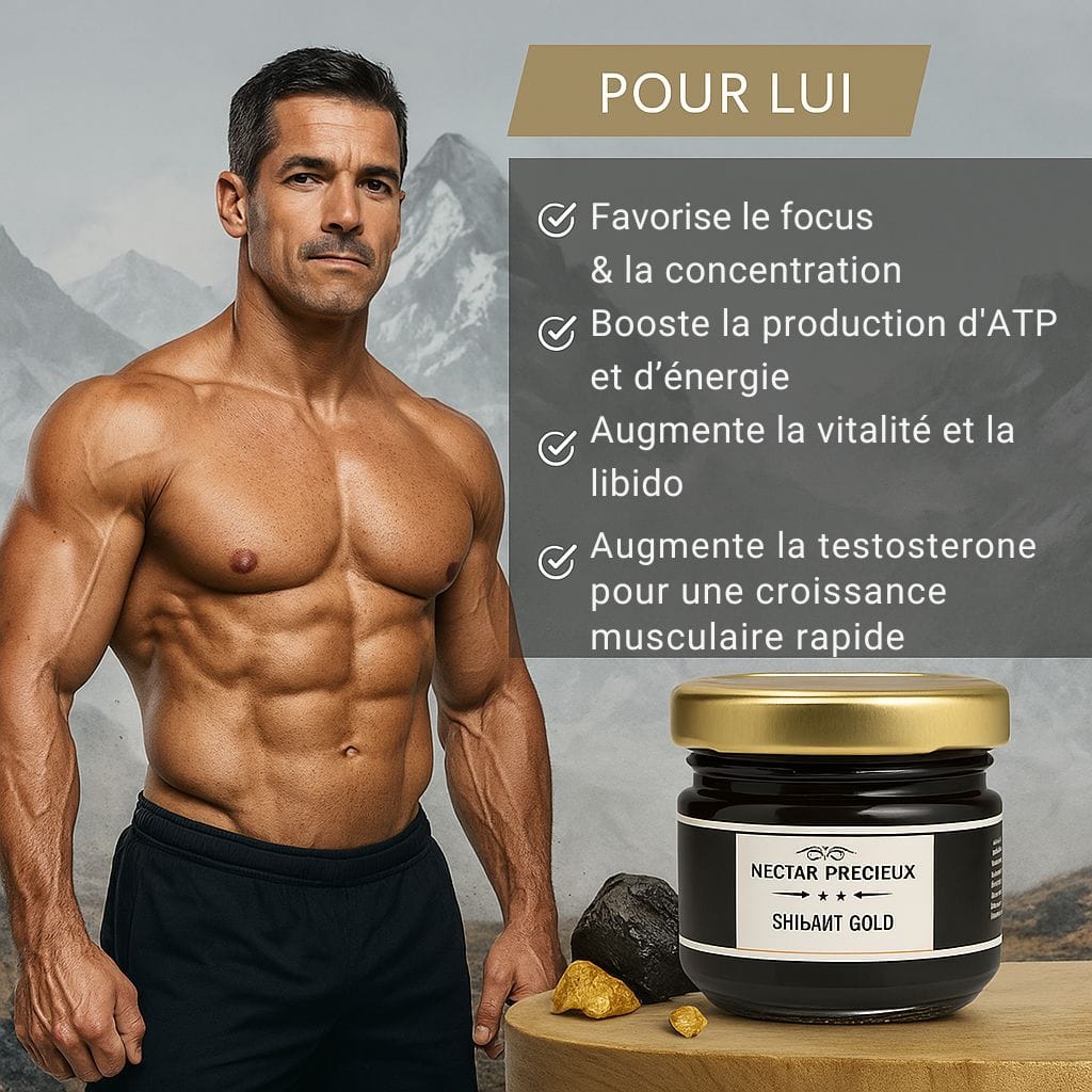 Résine de Shilajit Himalaya GOLD