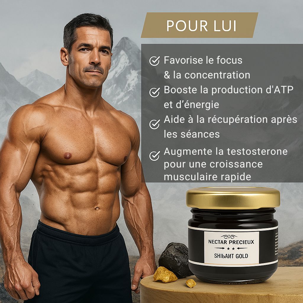 Résine de Shilajit Himalaya GOLD
