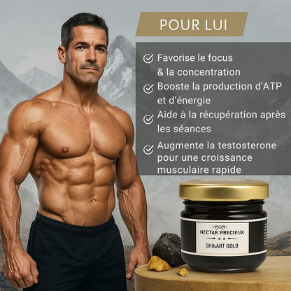 Résine de Shilajit Himalaya GOLD