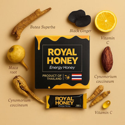 Miel Noir Royal Thaï (Boite de 10)
