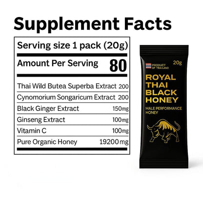 Miel Noir Royal Thaï