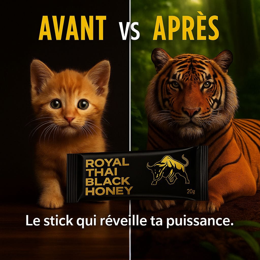Miel Noir Royal Thaï (Boite de 10)